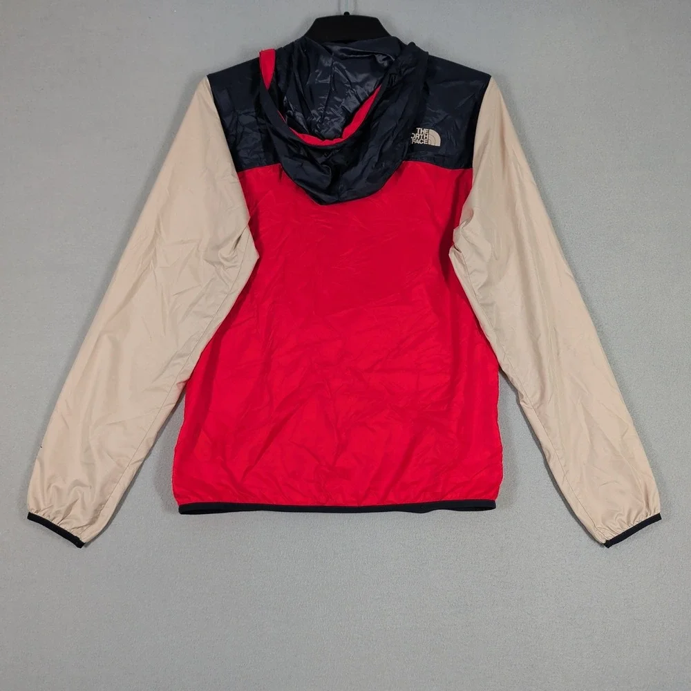The North Face Jacket Mens Small Red Windwall Pullover Anorak Windbreaker